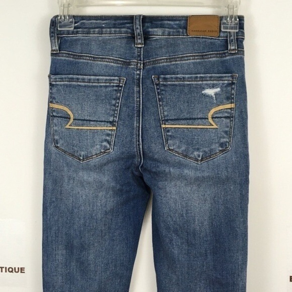 American Eagle Next Level Stretch Sup High Rise Jegging 00 Short - Picture 8 of 8
